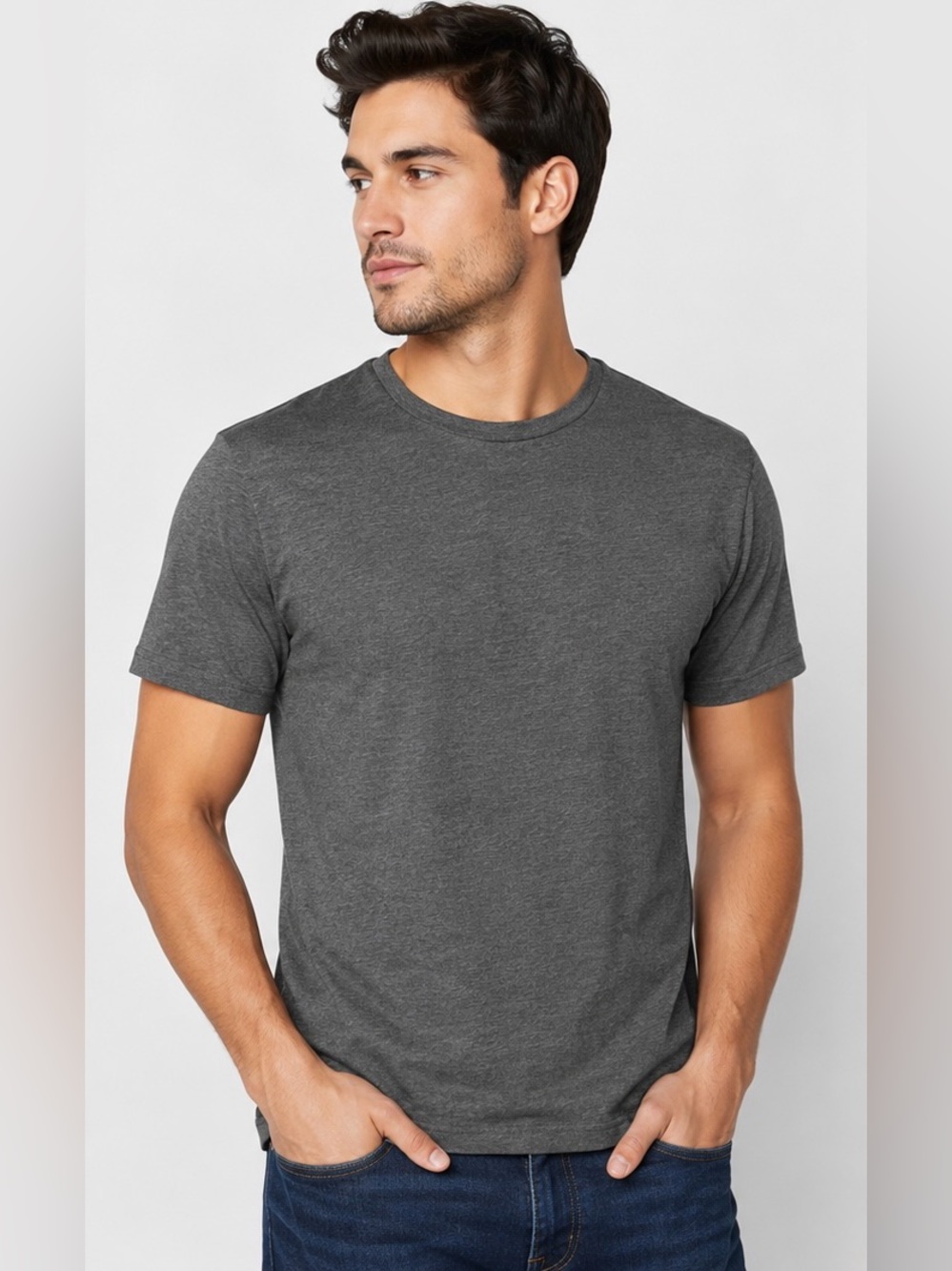 KMA Dark Gray Ultra-Soft Stretch Tee Shirt